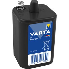 Blockbatterie VARTA Zink-Kohle 431 6V 8500 mAh 1er-Blister