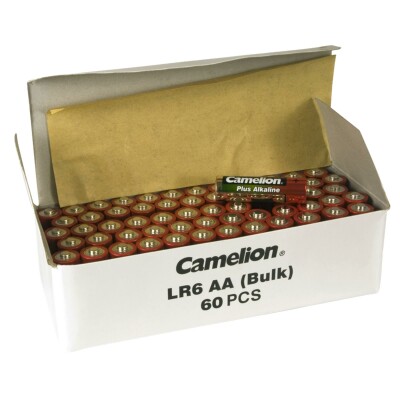 Mignon-Batterie CAMELION Alkaline 1,5 V Typ AA 60er-Pack