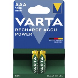 Micro-Akku VARTA Accu Power Ni-MH 1.000 mA Typ AAA...