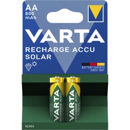 Mignon-Akku VARTA Solar Ni-MH 800mA Typ AA HR06 2er-Blister