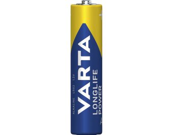 Micro-Batterie VARTA Longlife Power 1,5 V LR03 Typ AAA 4er-Blister