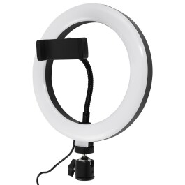 LED Ringleuchte für Smartphone  Ø20 cm 3...