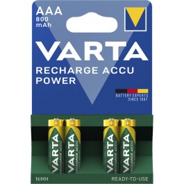 Micro-Akku VARTA Accu Power Ni-MH 800mA Typ AAA HR03...