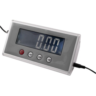 Paketwaage McPower PW-200 50g - 200kg 27x27cm Edelstahl-Platte