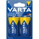 Mono-Batterie VARTA Longlife Power Alkaline 1,5 V Typ D LR20 2er-Blister