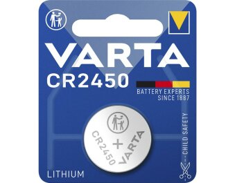 Lithium-Knopfzelle VARTA Electronics CR 2450 560mAh 3V...
