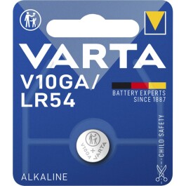 Knopfzelle VARTA Electronics  LR54 V10GA 1,5V Alkaline...