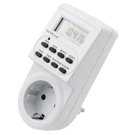 Digitale Zeitschaltuhr McPower AZ-62 10 Schaltprogramme 12/24Std Zyklus
