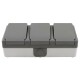 Feuchtraum Dreifach-Steckdose McPower Secure 250V~/16A IP44 AP grau