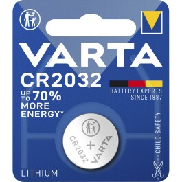 Lithium-Knopfzelle VARTA Electronics CR 2032 230mAh 3V...