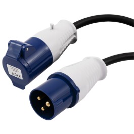 CEE-Verlängerungskabel McPower 10m H07RNG 3G2,5 230V...