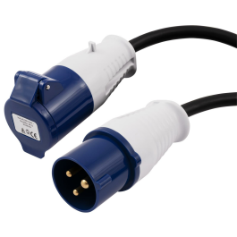 CEE-Verlängerungskabel McPower 10m H07RNG 3G2,5 230V...