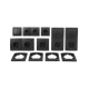Schalter und Steckdosen Set McPower Flair Standard Plus 21-teilig anthrazit