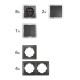 Schalter und Steckdosen Set McPower Flair Standard Plus 21-teilig anthrazit