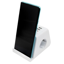 Tischsteckdose McPower BW-02 2x Steckdose 3x USB wireless...