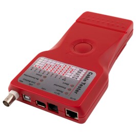 Kabeltester McPower KT-53 5in1 mit Remote Einheit RJ11...