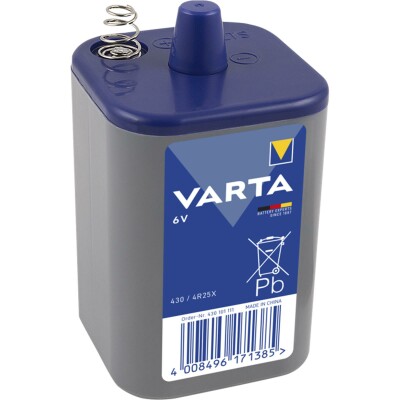 Blockbatterie VARTA Zink Kohle 430 6V 7500 mAh