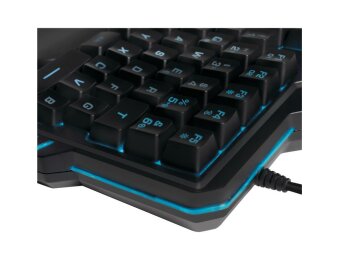 Gaming Tastatur Einhand Keyboard schwarz LED Beleuchtung