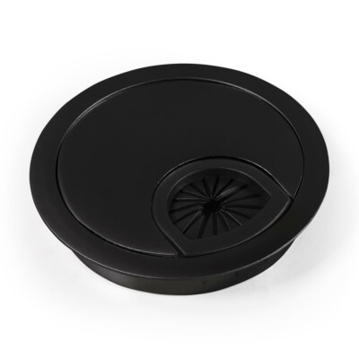 Kabeldurchführung McPower WB-02 aus Metall schwarz Ø70mm