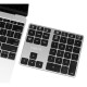 Keypad Bluetooth PRO 35 Tasten Aluminium grau