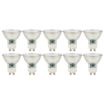 LED-Strahler McShine SP50-10 GU10 5W 400 lm warmweiß 10er-Pack