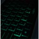 Tastatur Rainbow LogiLink beleuchtet schwarz USB