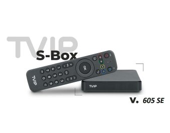 TVIP S-Box v.605 SE IPTV/OTT 4K UHD Media Player inkl. WLAN