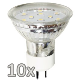 Einbauleuchten-Set McShine 10x Rahmen 10x Strahler...