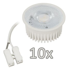 Einbauleuchten-Set McShine 10xRahmen,10x LED-Modul 5W...