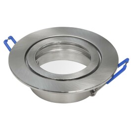 Einbauleuchten-Set McShine 10xRahmen,10x LED-Modul 5W 400lm 230V Edelstahl,