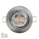 Einbauleuchten-Set McShine 5xRahmen 5xLED-Modul 5W 400lm 230V Edelstahl