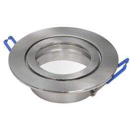 Einbauleuchten-Set McShine 5xRahmen 5xLED-Strahler GU10 5W 500lm Edelstahl