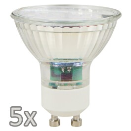 Einbauleuchten-Set McShine 5xRahmen 5xLED-Strahler GU10...