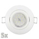 Einbauleuchten-Set McShine 5xRahmen 5xLED-Strahler GU10 5W 500lm,schwenkbar