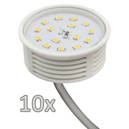 Einbauleuchten-Set McShine 10xRahmen 10xLED-Modul 5W...