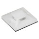 Kabelsockel McPower für Kabelbinder 25x25mm selbstklebend 10er-Pack