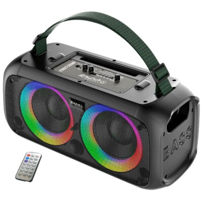 Batteriebetriebene Aktivbox STREET-SOUND 2 x 6.5/16cm 100W mit Beleuchtung