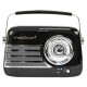 Tragbares Nostalgie Radio FREESOUND-VR40B mit Bluetooth USB & FM 30W schwarz
