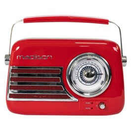 Tragbares Nostalgie Radio FREESOUND-VR40R mit Bluetooth...