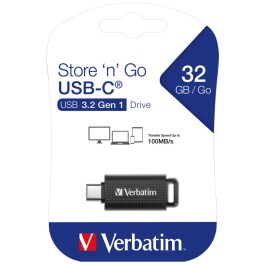 USB-C 3.2 Stick Verbatim 32GB Speicher Store n Go Typ C...