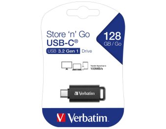 USB-C 3.2 Stick Verbatim 128GB Speicher Store n Go Typ...