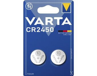 Lithium-Knopfzelle VARTA Electronics CR2450 3V 2er-Pack