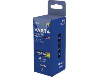 Micro-Batterie VARTA Longlife Power Alkaline Typ AAA LR03...