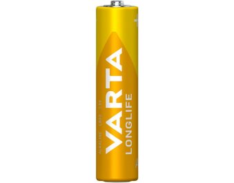 Micro-Batterie VARTA Longlife Alkaline Typ AAA LR06 1,5V...