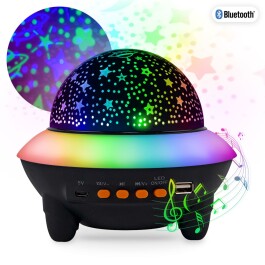 Lautsprecher mit Projektor UFO Bluetooth Fernbedienung...