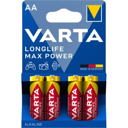 Mignon-Batterie VARTA Longlife Max Power Alkaline Typ AA...