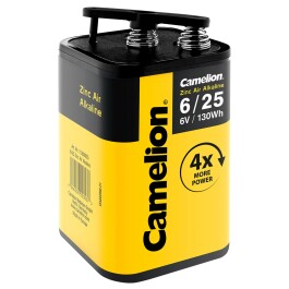 Blockbatterie Zink-Luft Batterie CAMELION Alkaline 6V...