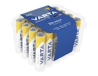 Micro-Batterie VARTA Energy Alkaline Typ AAA LR06 1,5V 24er Pack