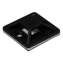 Kabelsockel McPower für Kabelbinder 25x25mm schwarz...