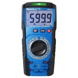 Digital Multimeter PeakTech P3349 6000 Counts 600V True RMS Man. Range